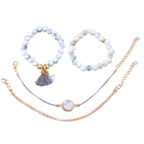 Bohemian Boho Tassel Handmade Charm Bracelet - Picture 4 of 5